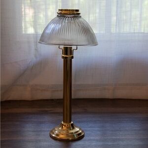 Vintage Partylite Gold Lamp